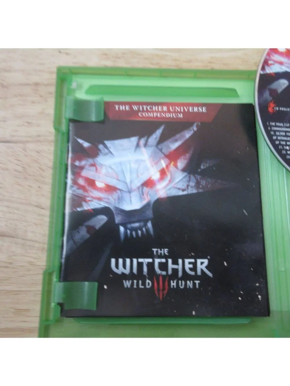 The Witcher 3: Wild Hunt - Microsoft Xbox One With Manual & Soundtrack